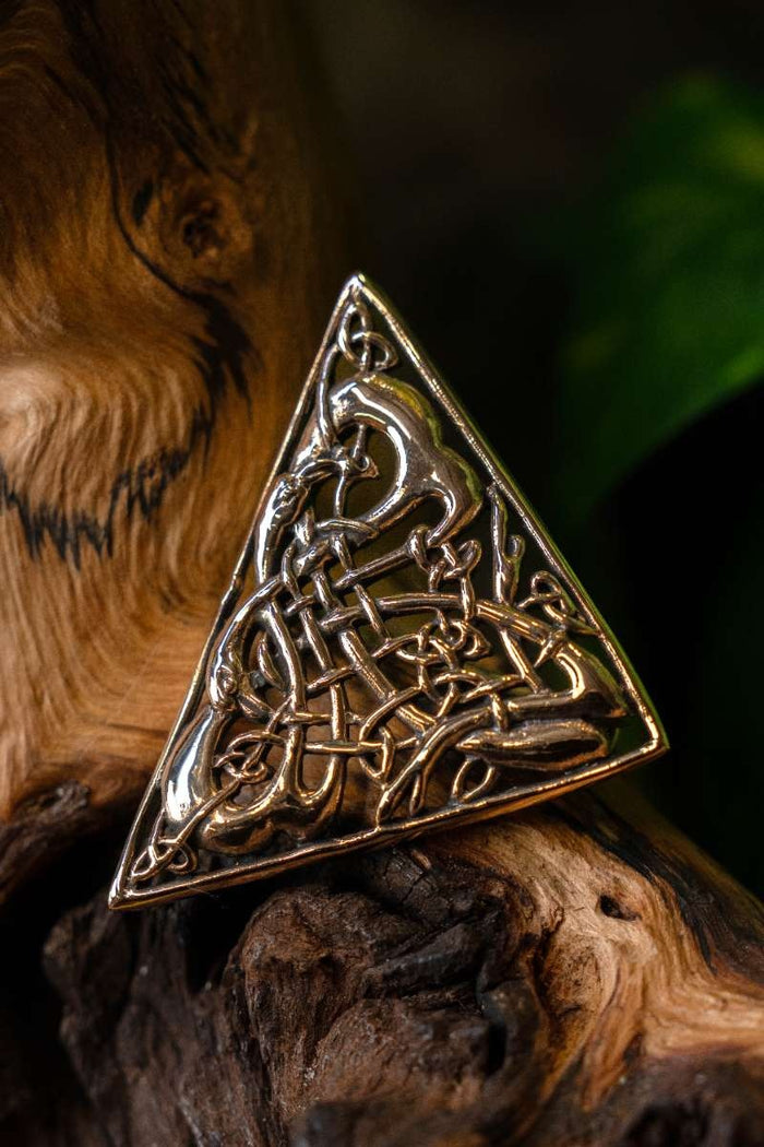 Gaelic Boken of Kells brooch, bronze