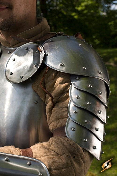 Pauldrons Warrior, 1 mm