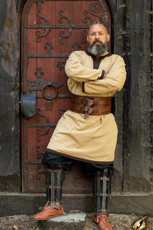 Taljebælte med keltiske knuder, brun