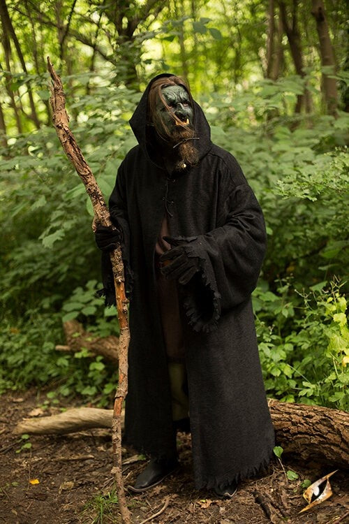 Mantel Azog, schwarz