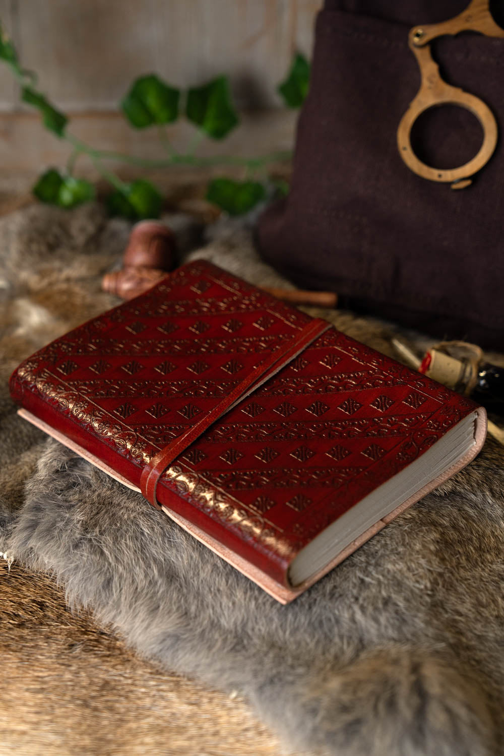Leather journal Yggdrasil