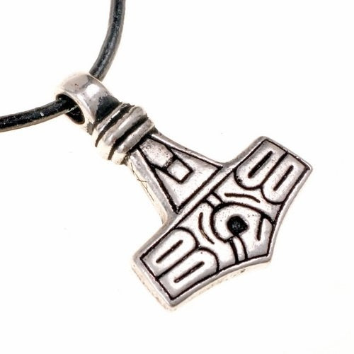 Gotland Thor's hammer, silvered bronze