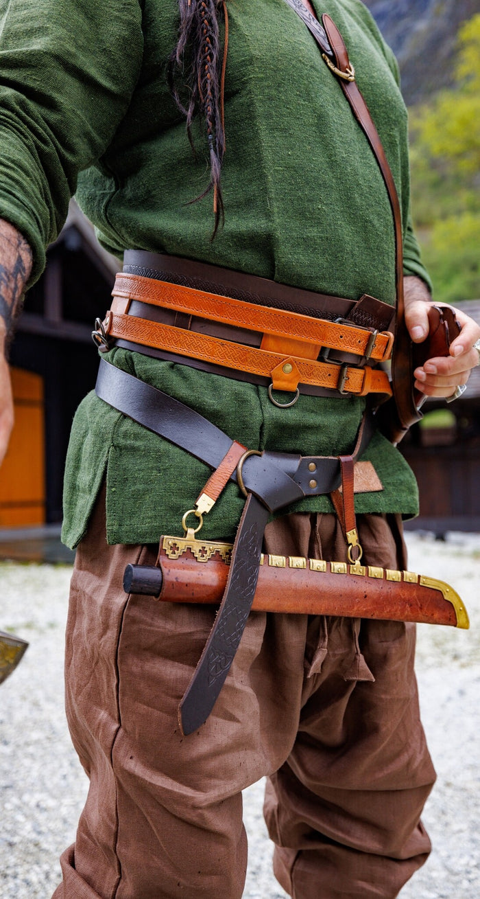 Viking tunic Hans, green