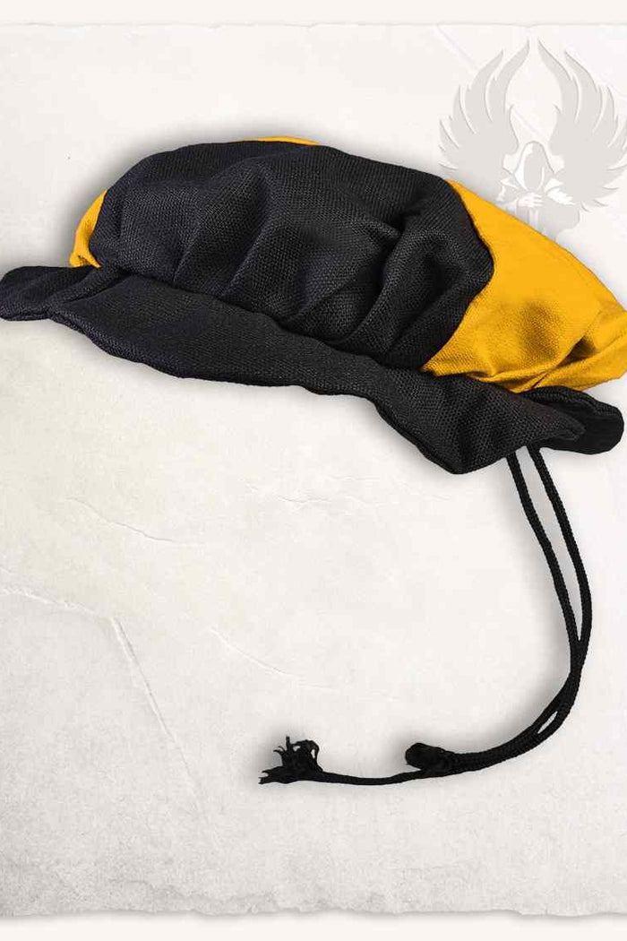 Landsknecht beret Jorg, yellow-black