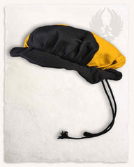 Landsknecht beret Jorg, yellow-black