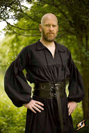 Szeroki pas biodrowy, brązowy