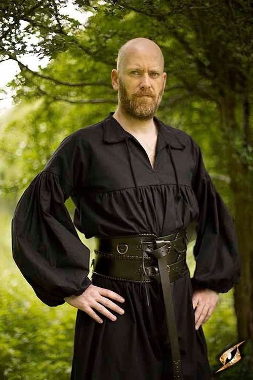 Szeroki pas biodrowy, brązowy