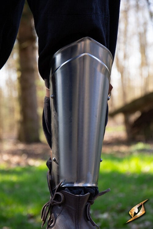 Scout greaves, polished, 1 mm