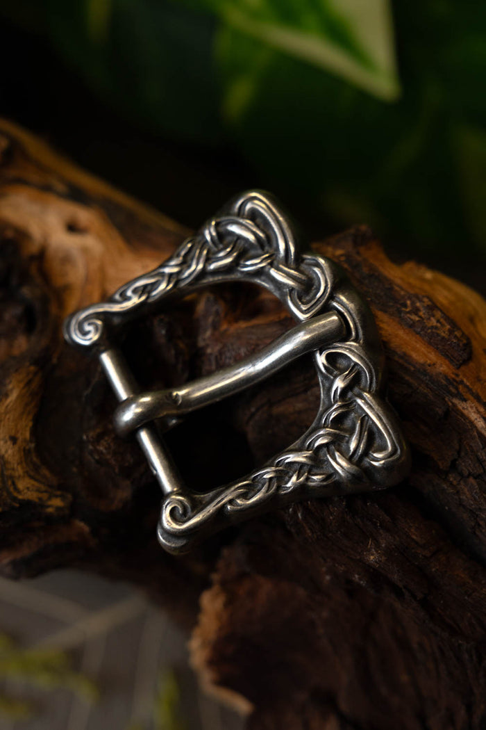 Anglo-Saxon buckle: silvered