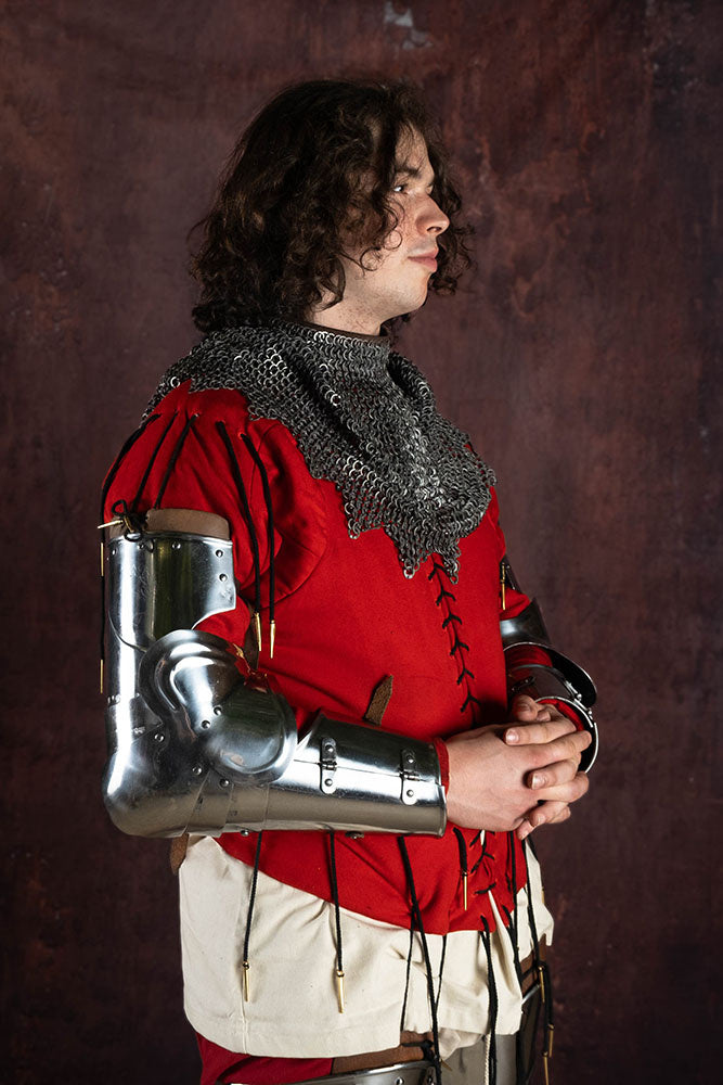 Vambraces, arm armour, 1450–1550, 1.6 mm