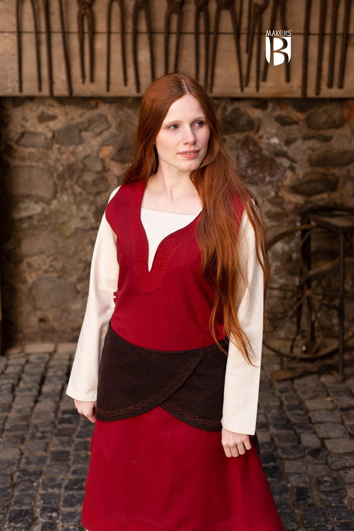 Ketra belt, brown, wool blend