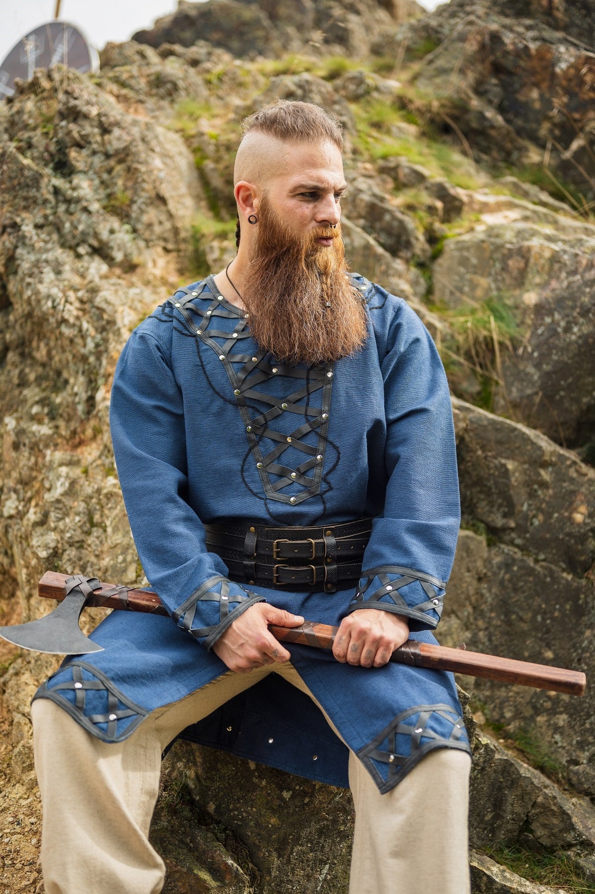 Tunic Viking Jarl Ragnvald, blue