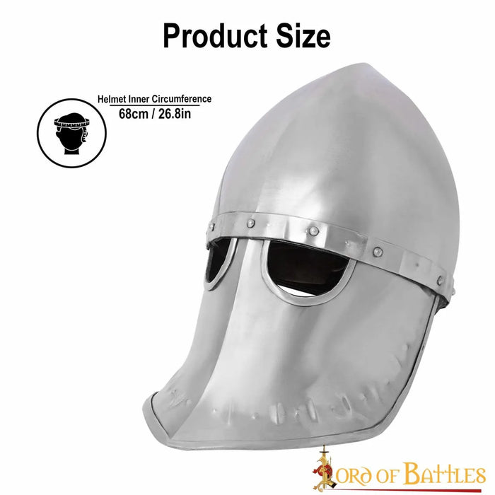 Italo-Norman helmet, 1.6 mm