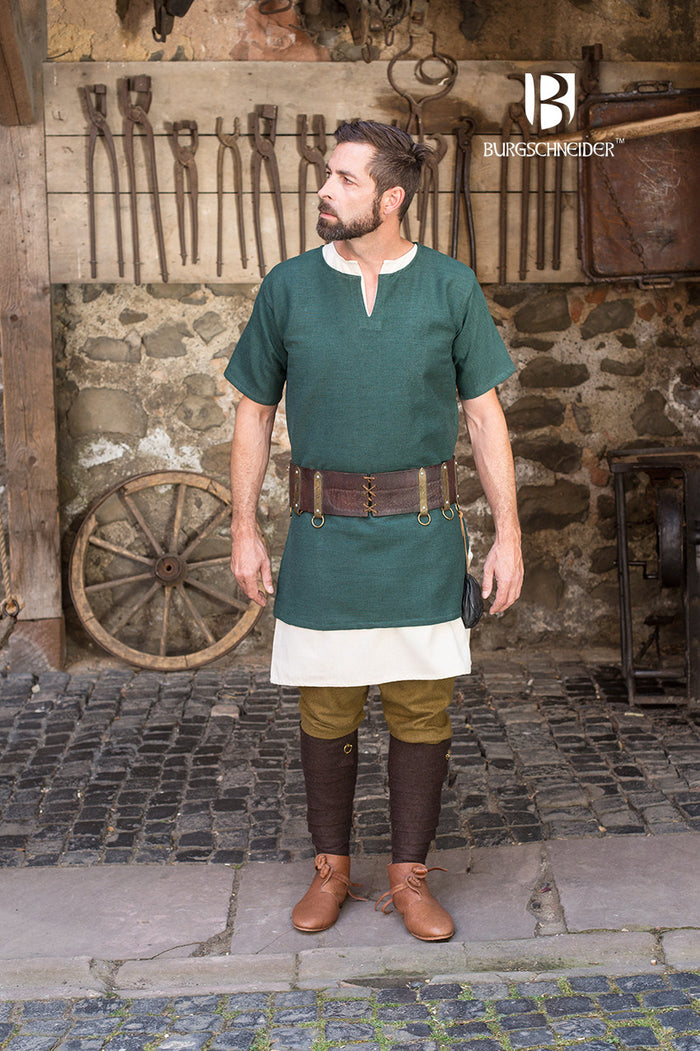 Viking tunic Aegir, green