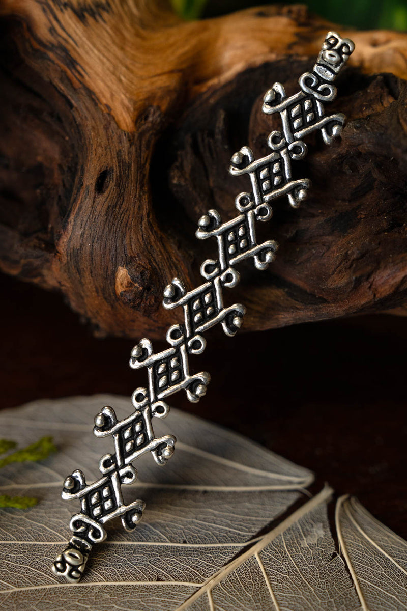 Birka smykkefordeler, forsølvet bronze