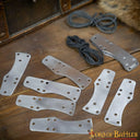 Germanic / Byzantine lamella plates, 8.5 x 2.5 cm, 100 pcs