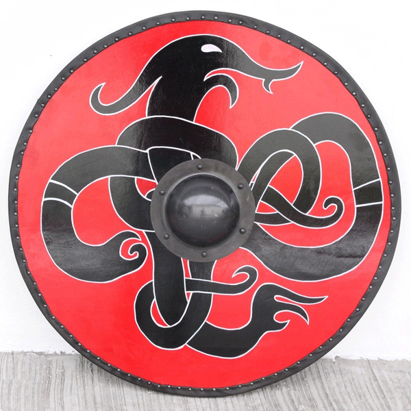 Viking shield dragon, 76 cm
