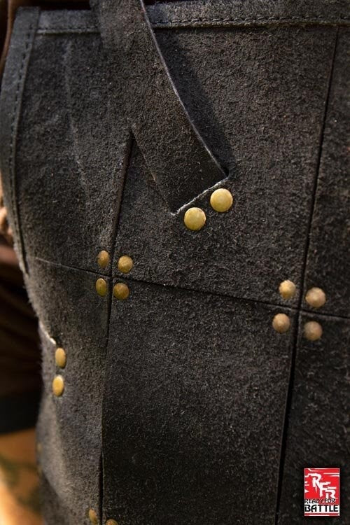 RFB Fighter leather armour, black