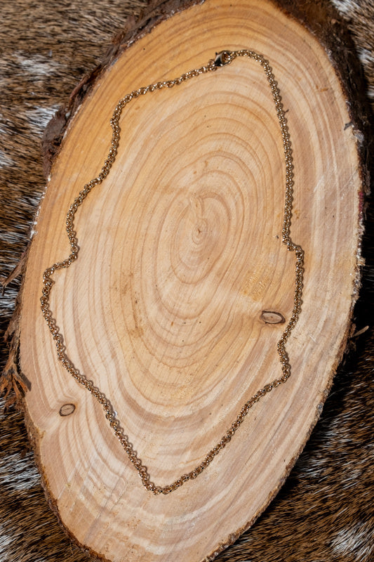 Cadena de eslabones 41 cm, bronce