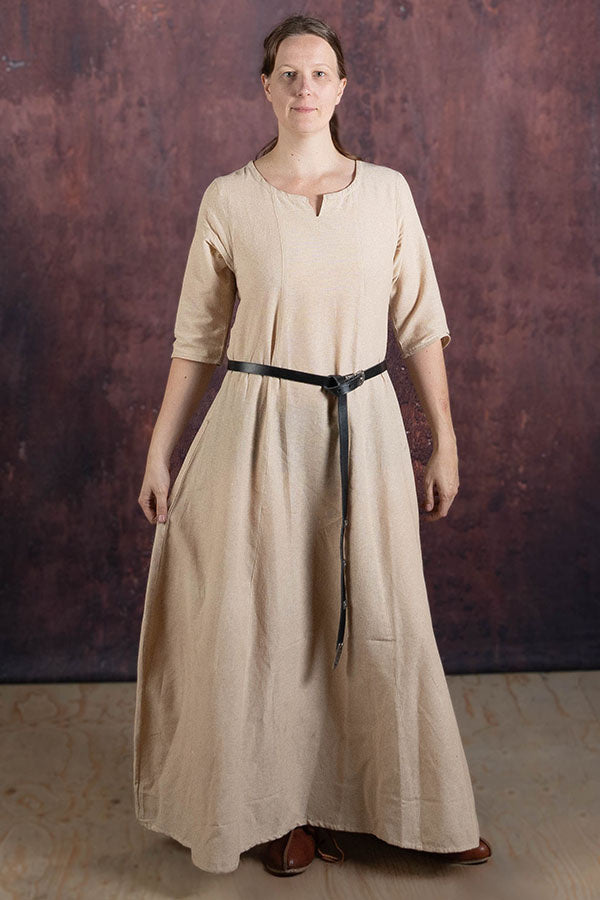 (Early) medieval dress Brida, natural
