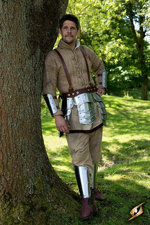 LARP strijder volledig harnas maat S, 1 mm