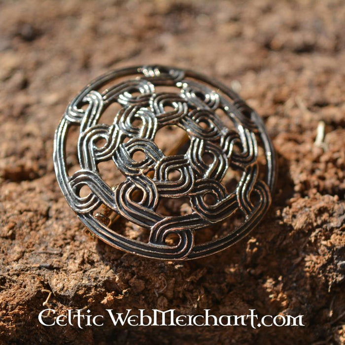 Bronze Viking brooch, brass