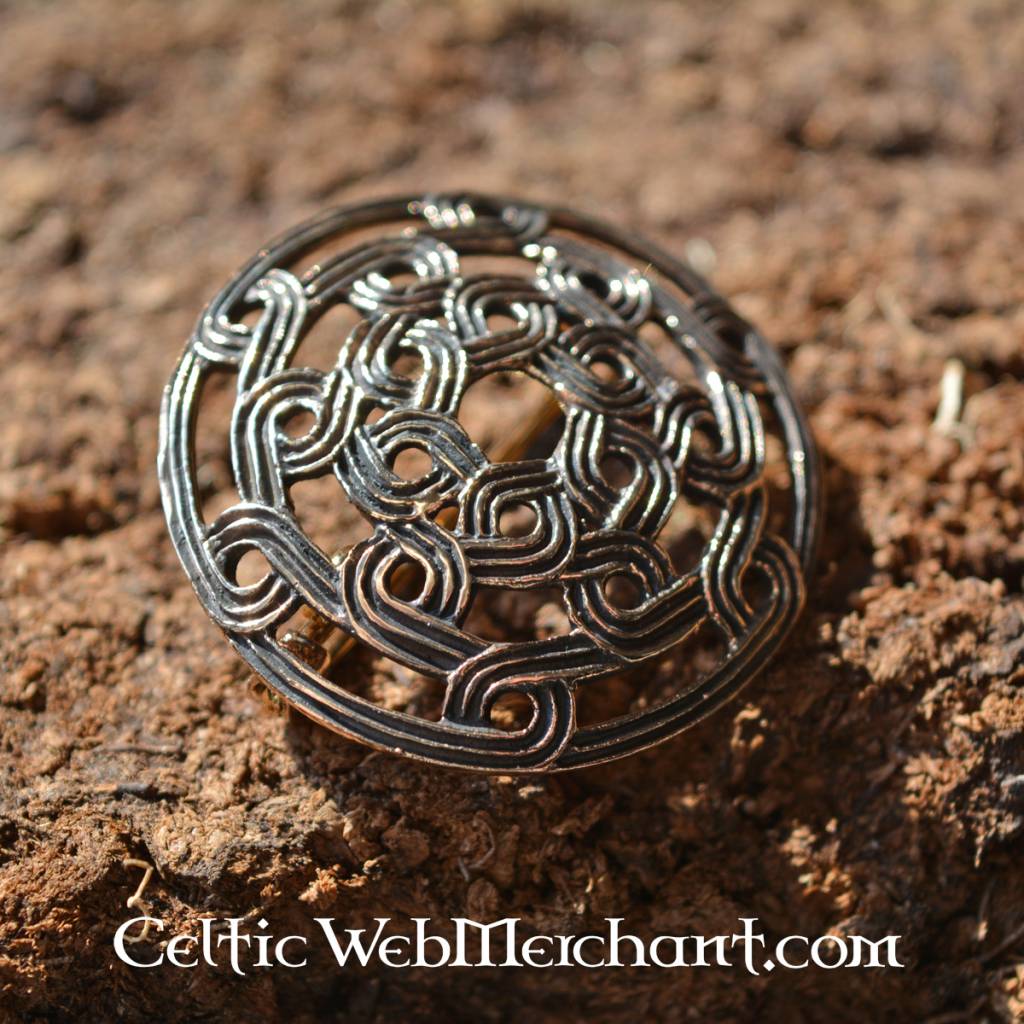 Bronze Viking brooch, brass