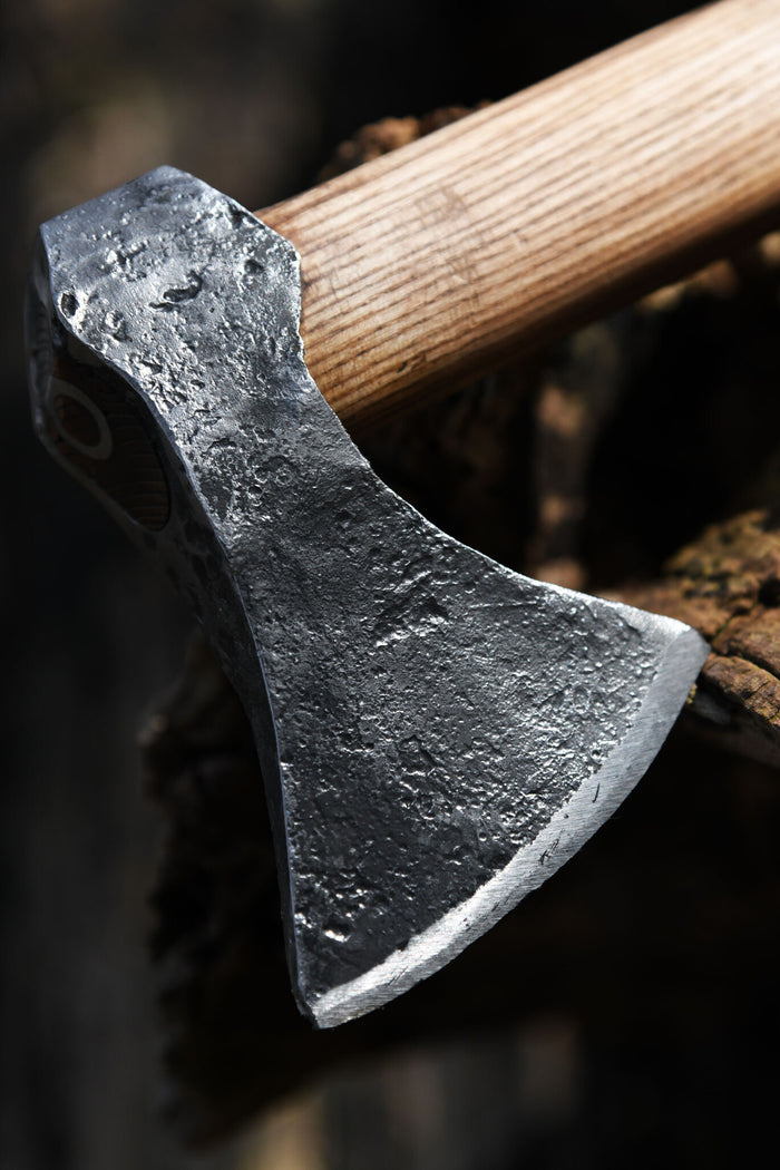 Viking Axe, Hand-Forged Steel, Type G, semi-sharp