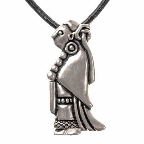 Viking jewel Valkyrjar, silvered bronze