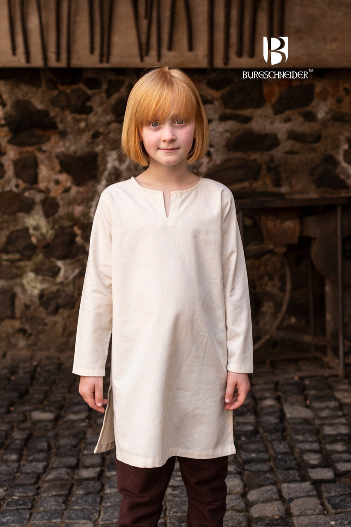 Children's tunic Leifsson, natural