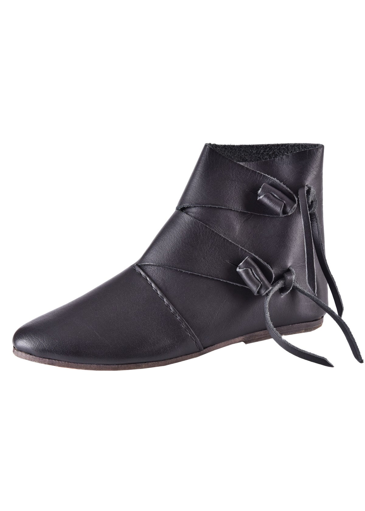 Viking shoes Jorvik with nails, black