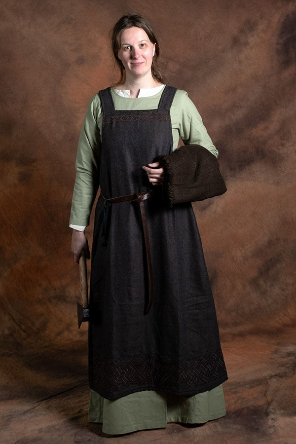 Medieval dress Freya, light green