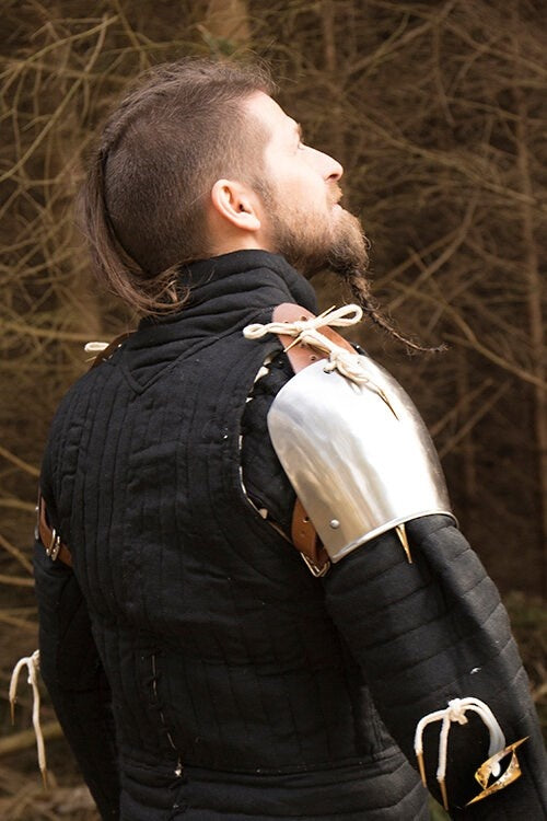 Spaulders Churburg, poliert, 1 mm