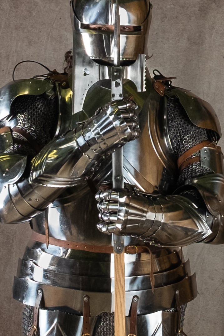 Gothic gauntlets, 1450–1500, 1.2 mm