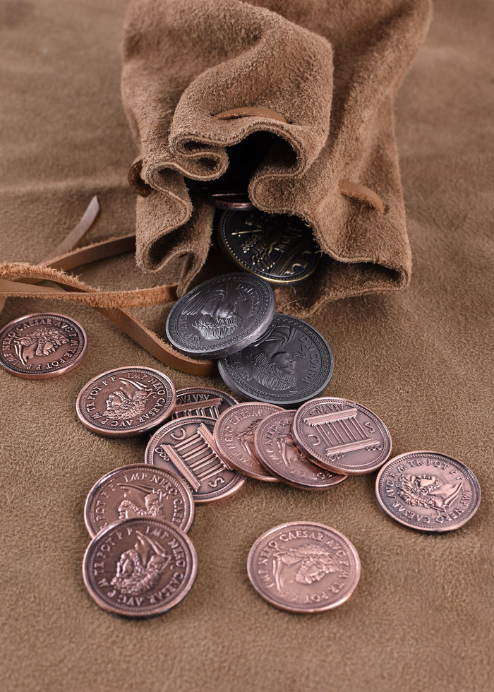 Historical leather pouch