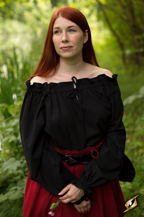 Pirate blouse Reid, black
