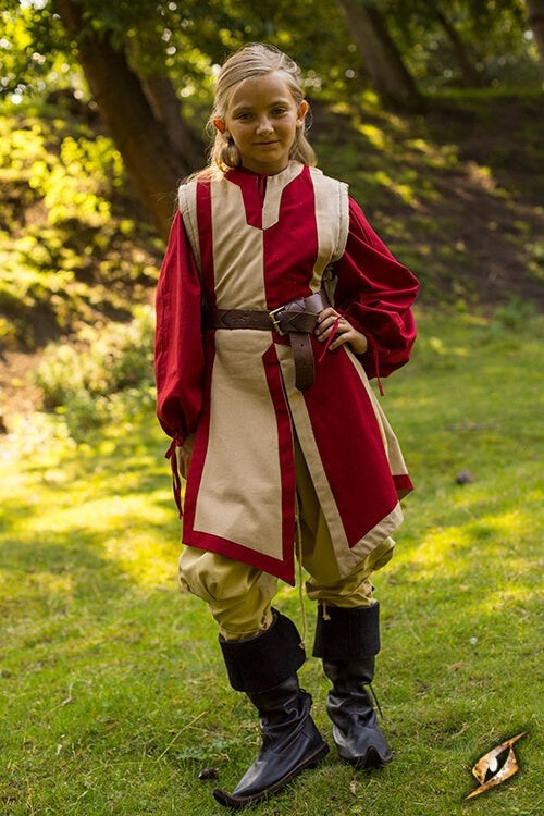 Tabard Geoffrey, beige-red