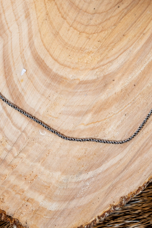 Silver chain necklace 46 cm 