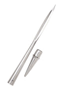 Lancia con cappuccio per asta, semi-affilata