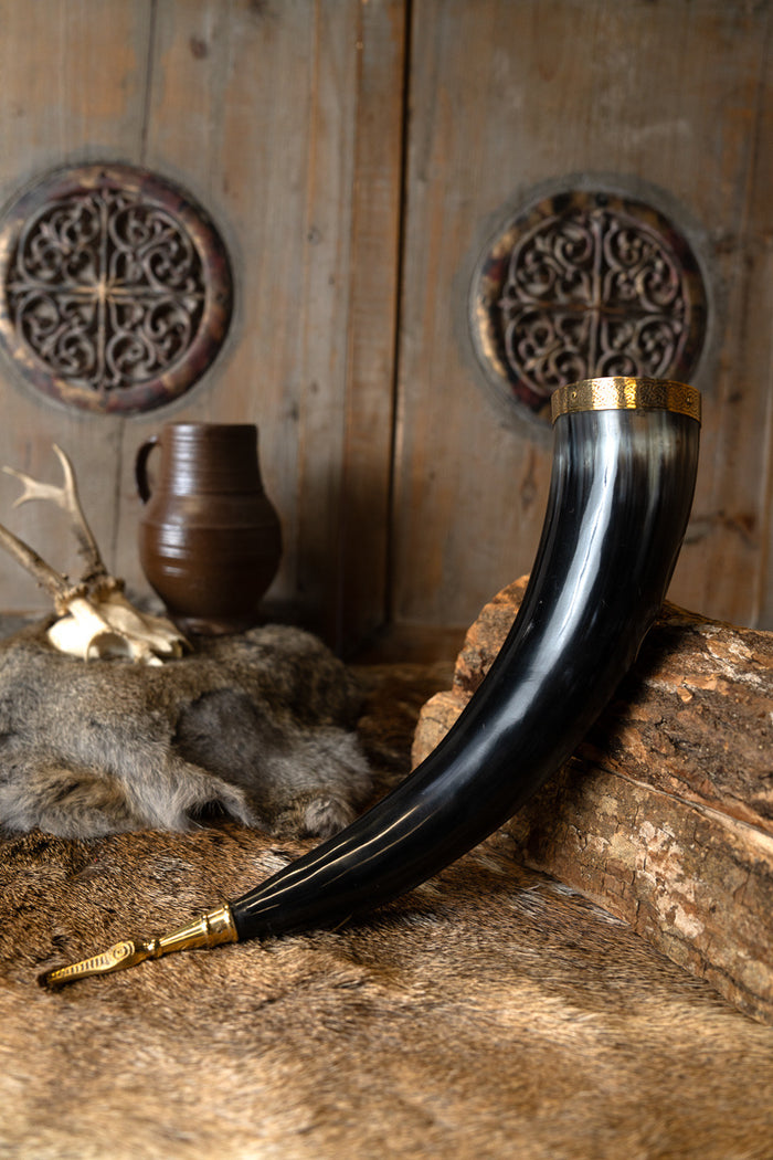 Drinking horn Troll cross deluxe, 300-500 ml