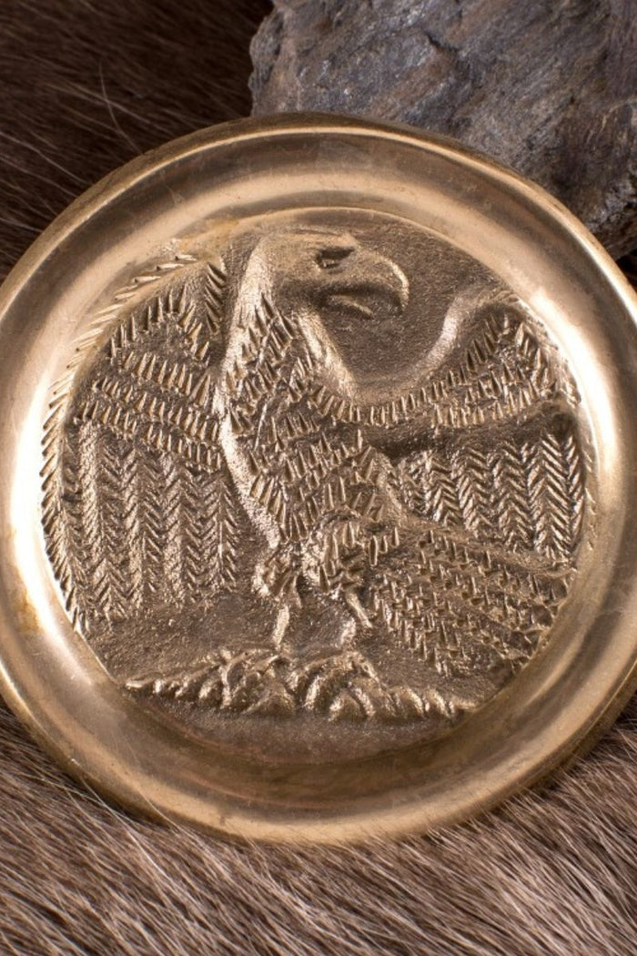 Roman phalera eagle gold colour
