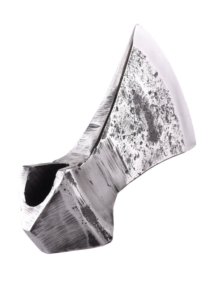 Hand-forged axe blade, old, sharp, semi-sharp
