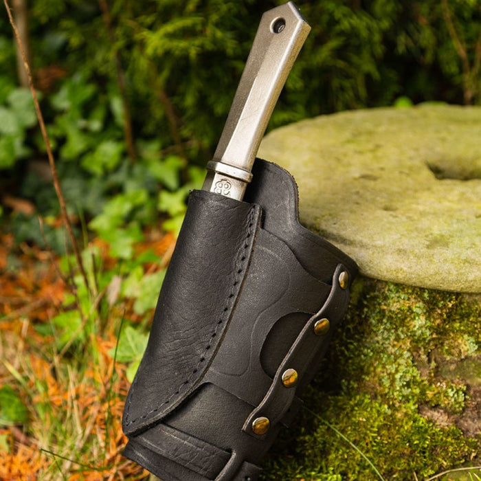 Bracer Geralt for throwing knives, forearm guard, black, right