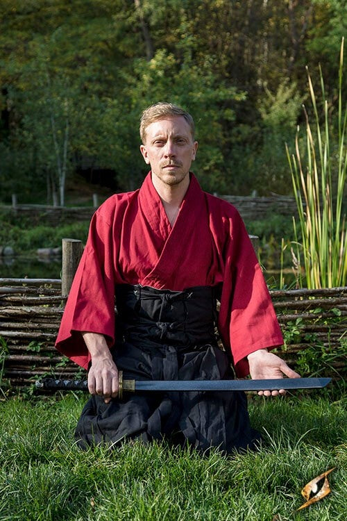 Samurai trousers, black