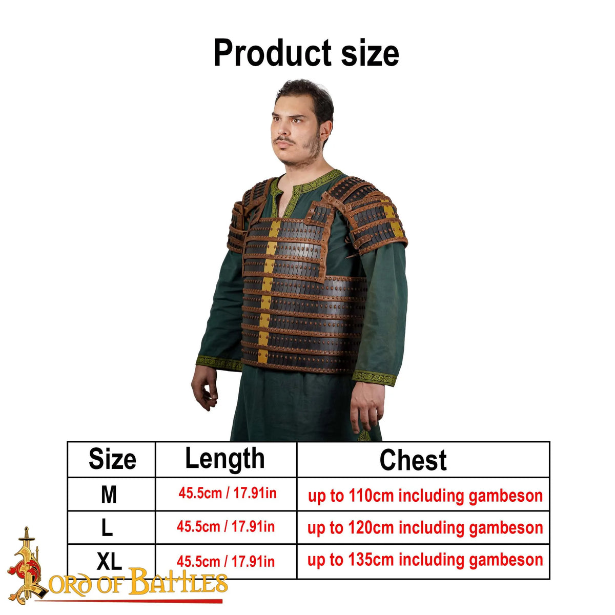 Viking lamellar armour Visby, blackened