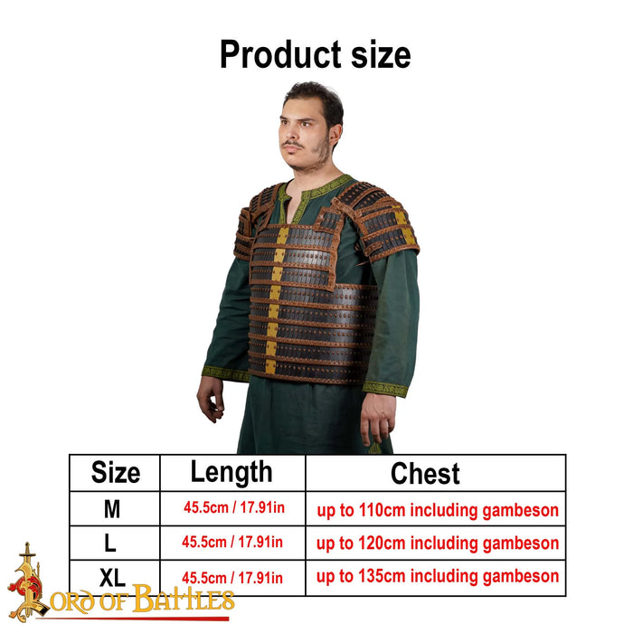 Viking lamellar armour Visby, blackened