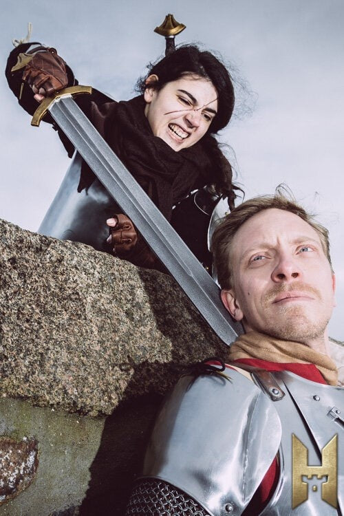 LARP svärd Army Gold, 87 cm