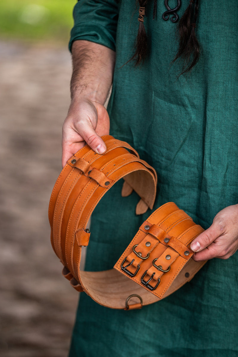 Viking belt Sif, brown