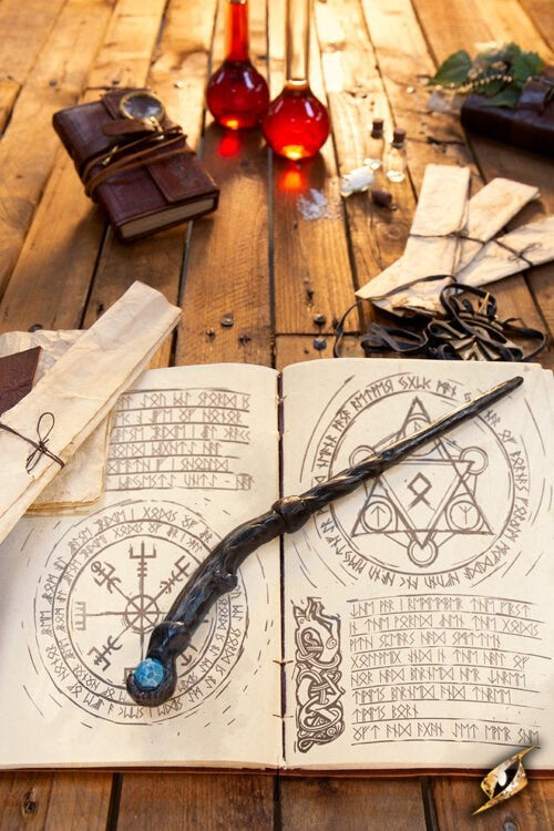 Wand Druid, black