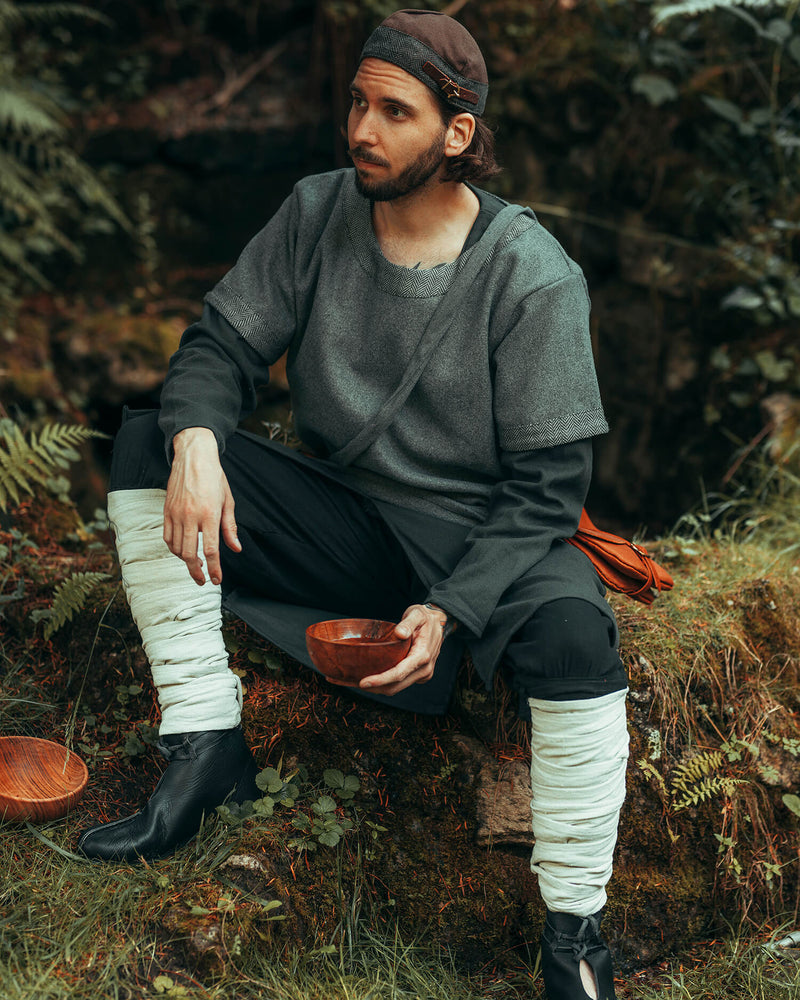 Berretto vichingo Ivar, nero